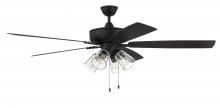 Craftmade S104ESP5-60ESPWLN - 60" Ceiling Fan w/Blades and 4 Light Kit Clear Glass