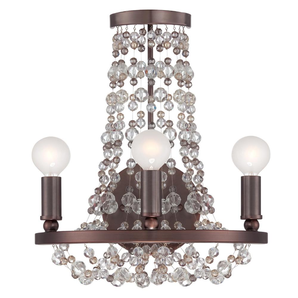 Channing 12'' Chocolate Bronze Sconce
