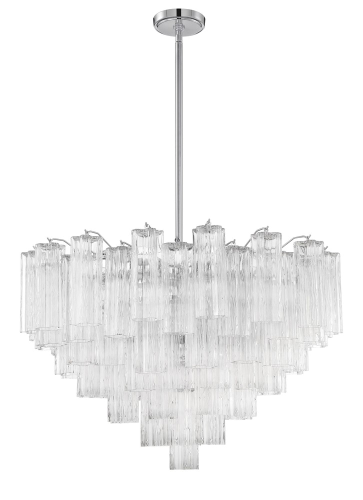 Addis 16 Light Polished Chrome Chandelier