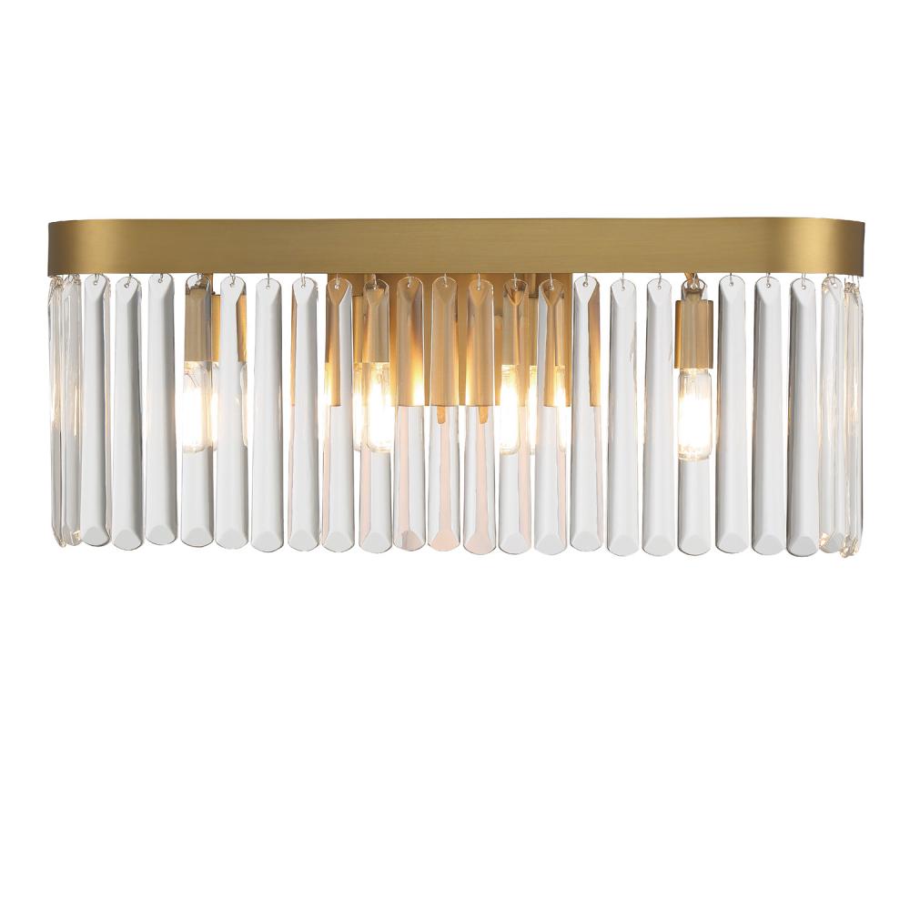 Emory 4 Light Modern Gold Sconce