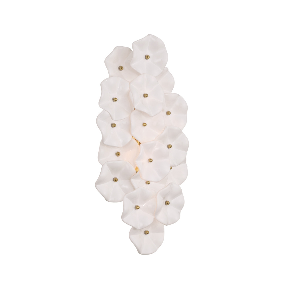 Esme 23'' Aged Brass Sconce