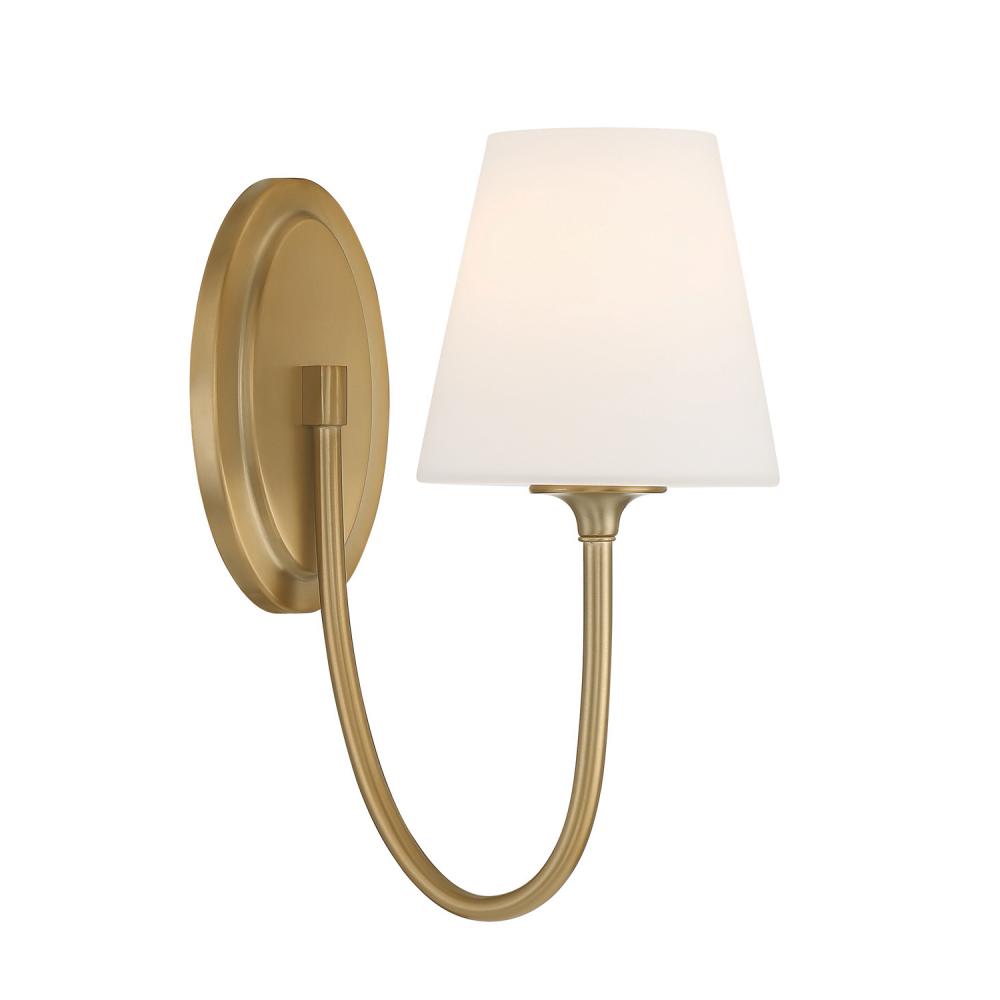 Juno 1 Light Vibrant Gold Sconce