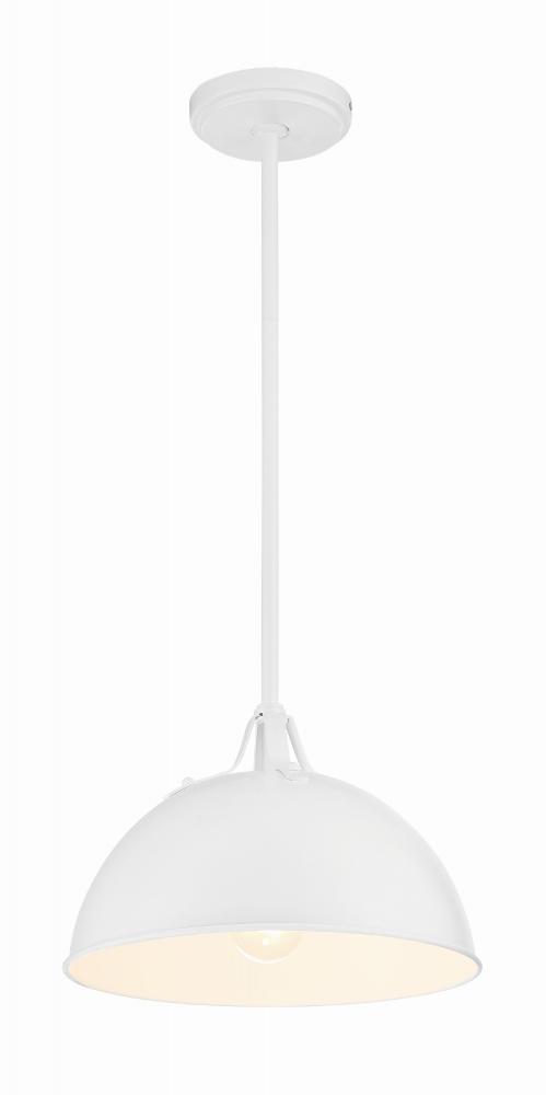 Soto 1 Light White Mini Pendant