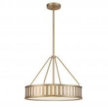 Crystorama KEN-8304-VG - Kendal 4 Light Vibrant Gold Chandelier