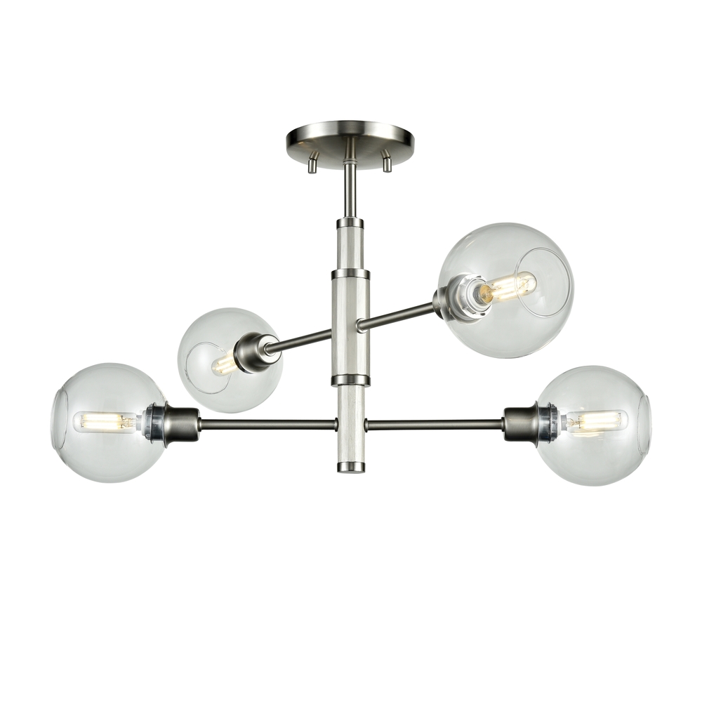 Ocean Drive 4 Light Large Semi-Flush Mount