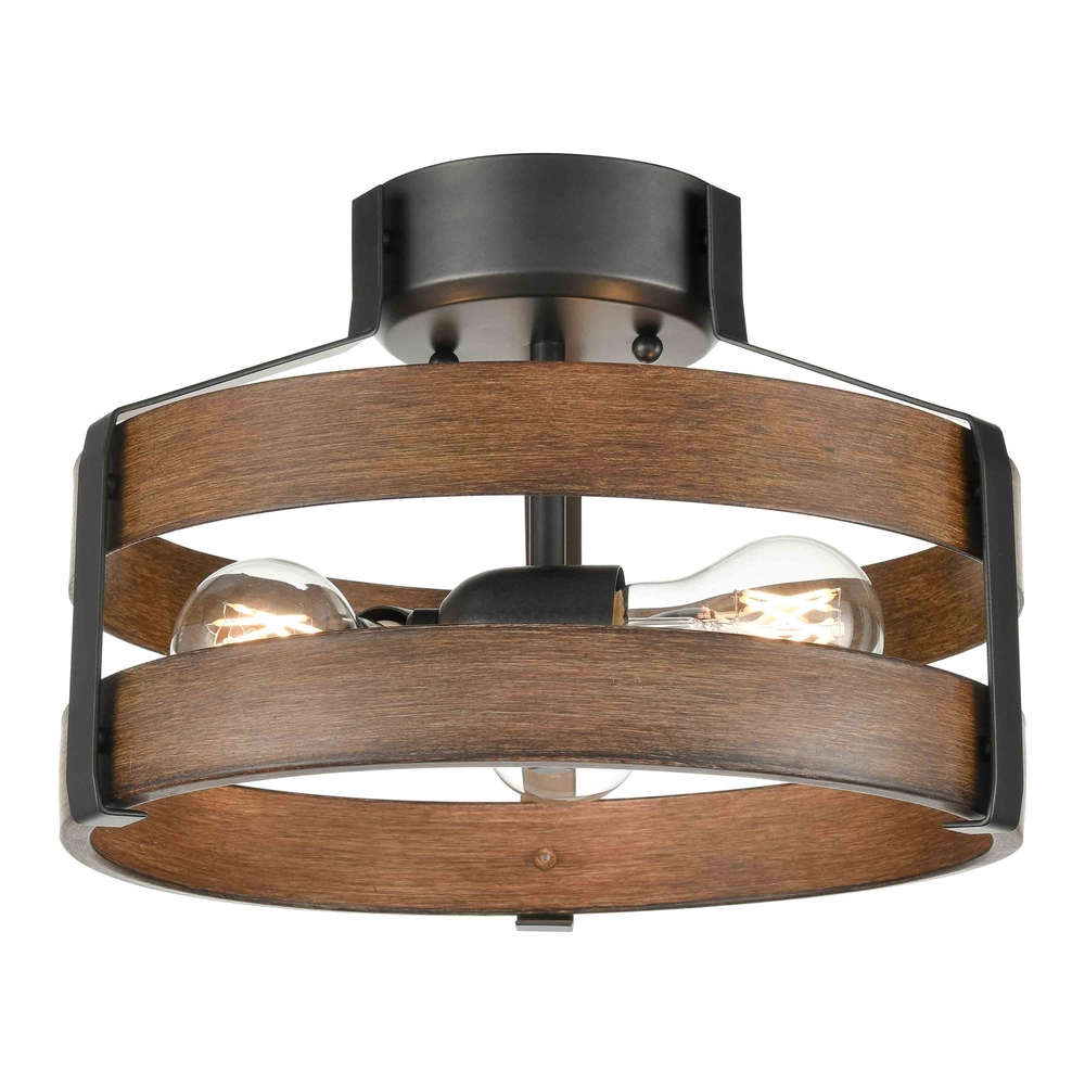 FORT GARRY 3 LT SEMI FLUSH