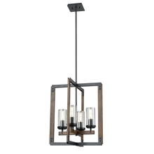 DVI DVP38648GR+IW-CL - OKANAGAN 4 LIGHT PENDANT