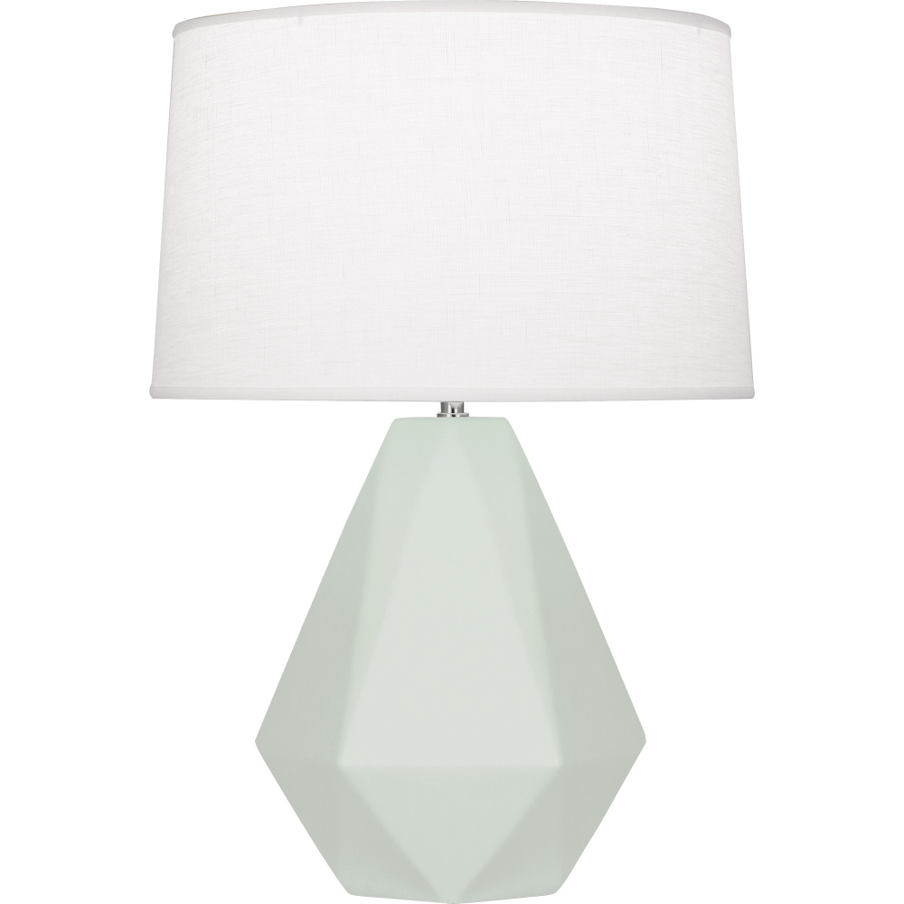 Matte Celadon Delta Table Lamp