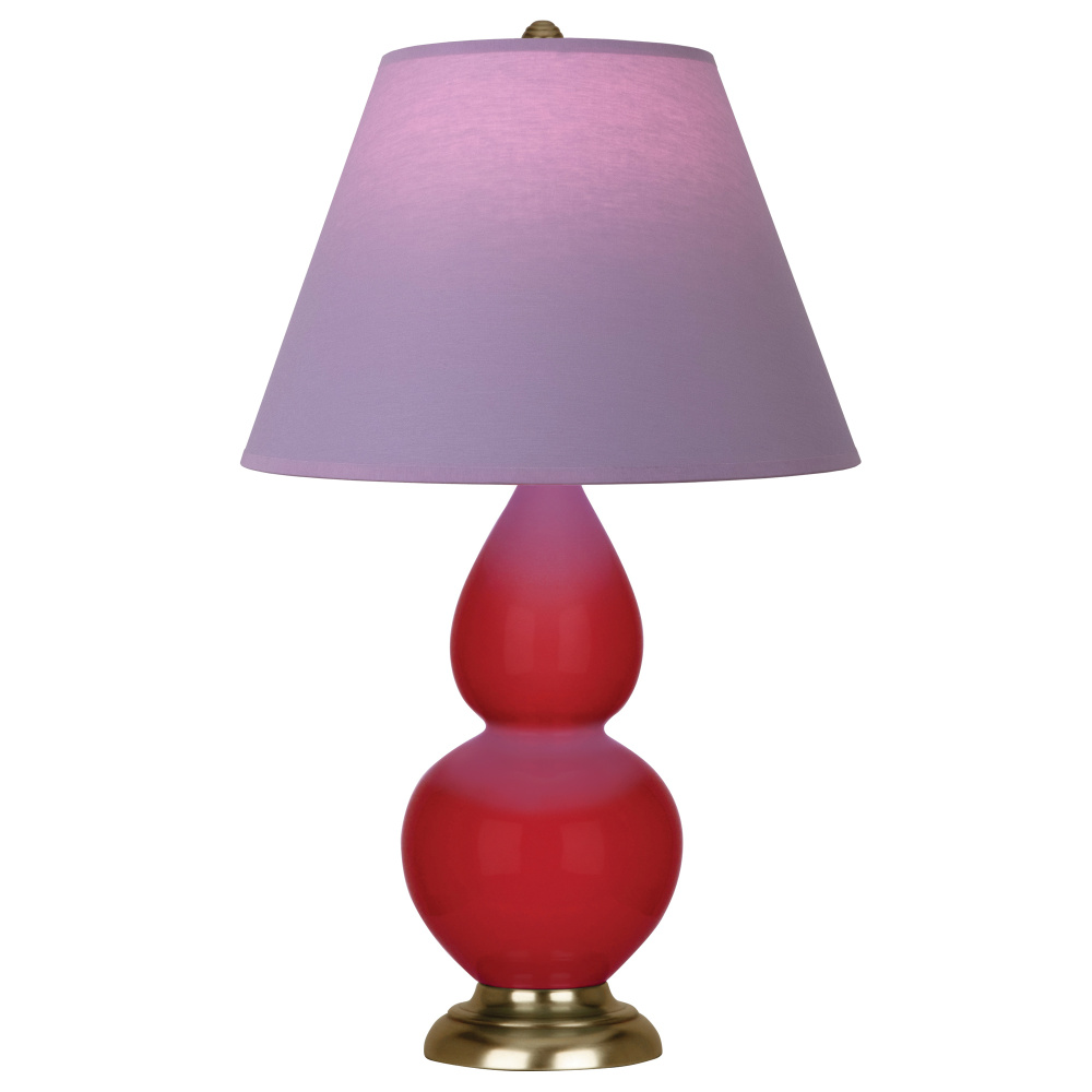 Ruby Red Small Double Gourd Accent Lamp