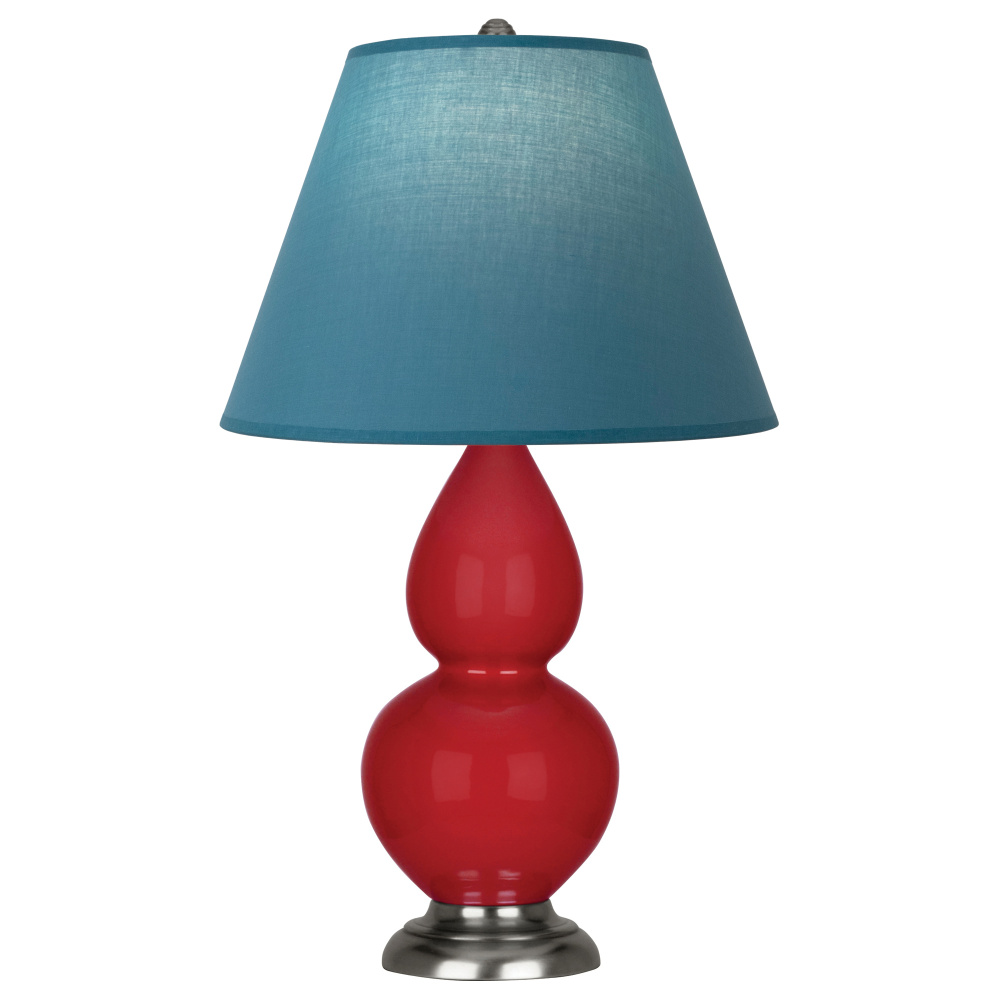 Ruby Red Small Double Gourd Accent Lamp