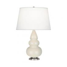 Robert Abbey 294X - Bone Small Triple Gourd Accent Lamp