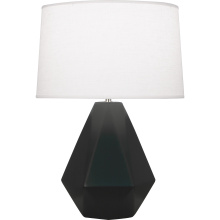 Robert Abbey MOS97 - Matte Obsidian Delta Table Lamp