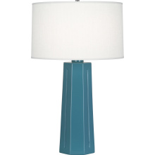 Robert Abbey OB960 - Steel Blue Mason Table Lamp