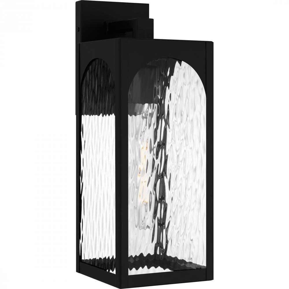 Dallington 1-Light Matte Black Outdoor Wall Lantern