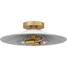 Quoizel QFL6789LGK - Indigo 2-Light Light Gold Flush Mount