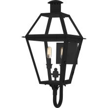 Quoizel RO8311EK - Rue De Royal 2-Light Earth Black Outdoor Wall Lantern