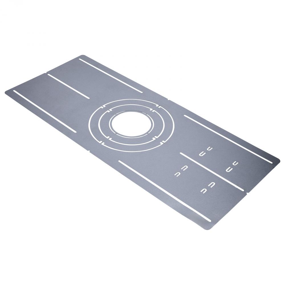 Universal New Construction Recessed Downlight Mounting Plate; Flat; 3.5-Inch; 4-Inch; 6-Inch; 8-Inch