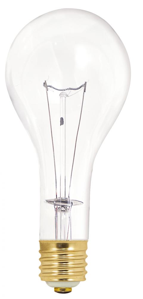 500 Watt PS35 Incandescent; Clear; 5000 Average rated hours; 8000 Lumens; Mogul base; 130 Volt