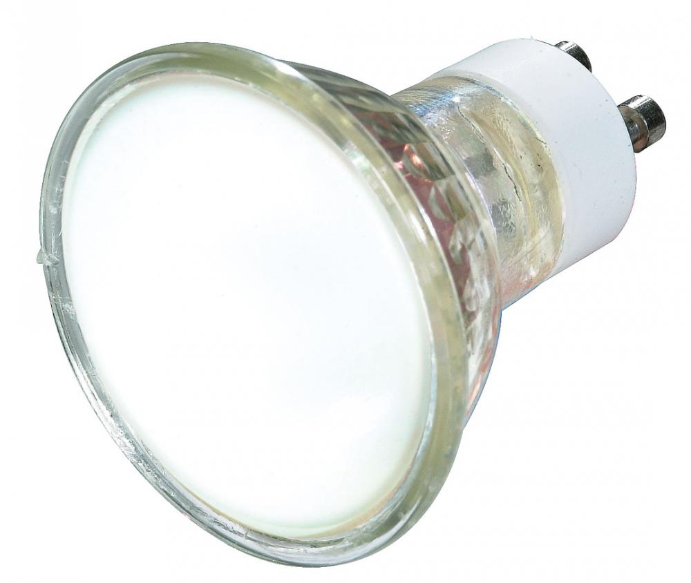 35 Watt; Halogen; MR16; Frosted; 2000 Average rated hours; 275 Lumens; GU10 base; 120 Volt