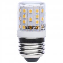 Satco Products Inc. S11200 - 3.5 Watt T14 LED; 3000K CCT; Medium Base; Clear Finish; Appliance Lamp; 120-240 Volt