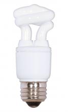 Satco Products Inc. S7261 - 5 Watt; Mini Spiral Compact Fluorescent; 2700K; 82 CRI; Medium base; 120 Volt