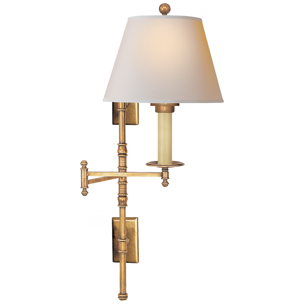 Dorchester Double Backplate Swing Arm