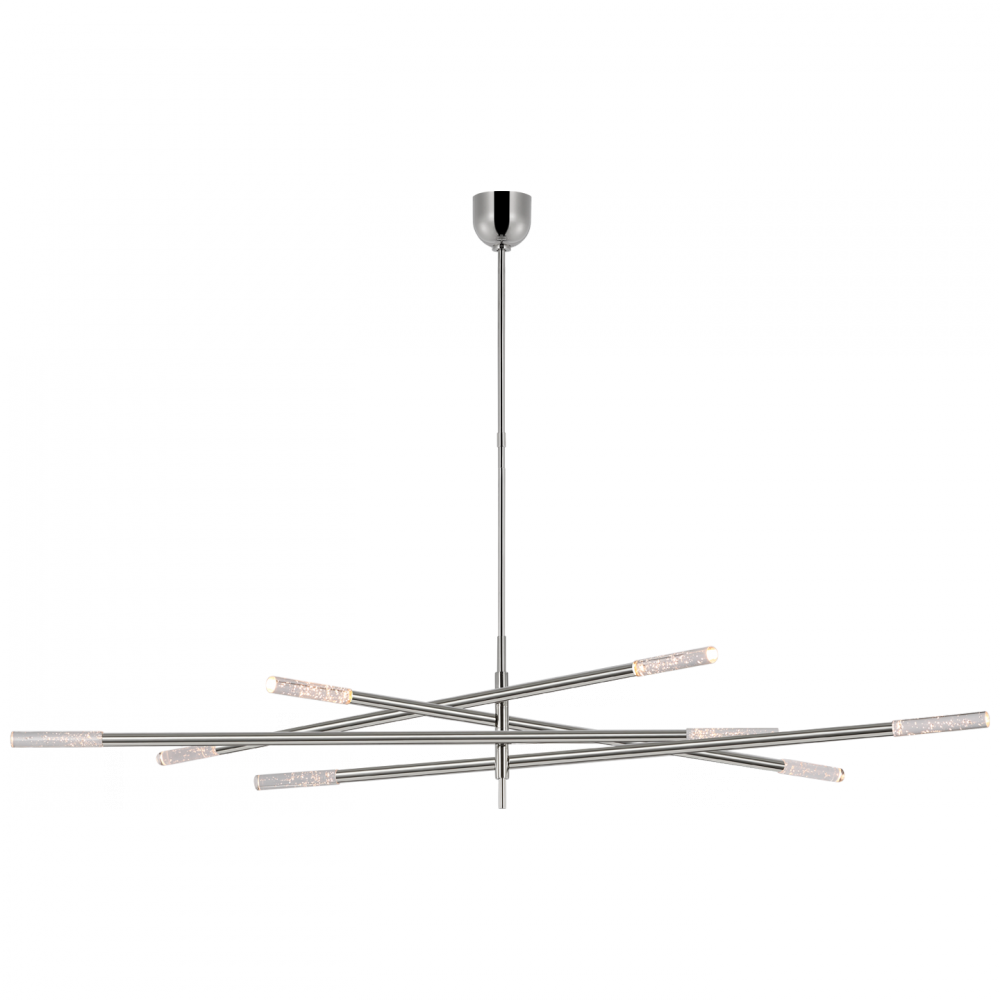 Rousseau Oversized Eight Light Articulating Chandelier