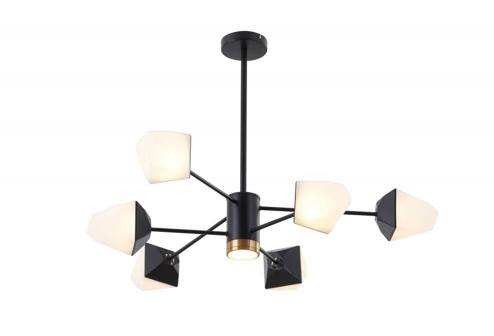 LED Chandelier Black