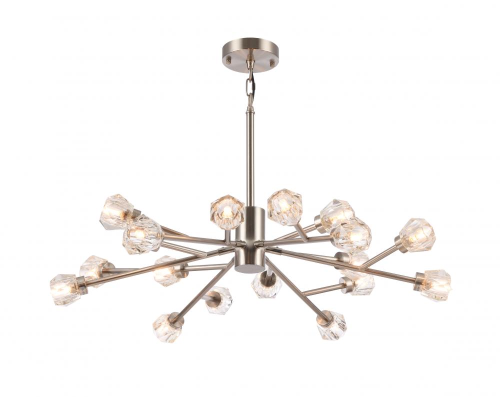 Chandelier Shiny Nickel