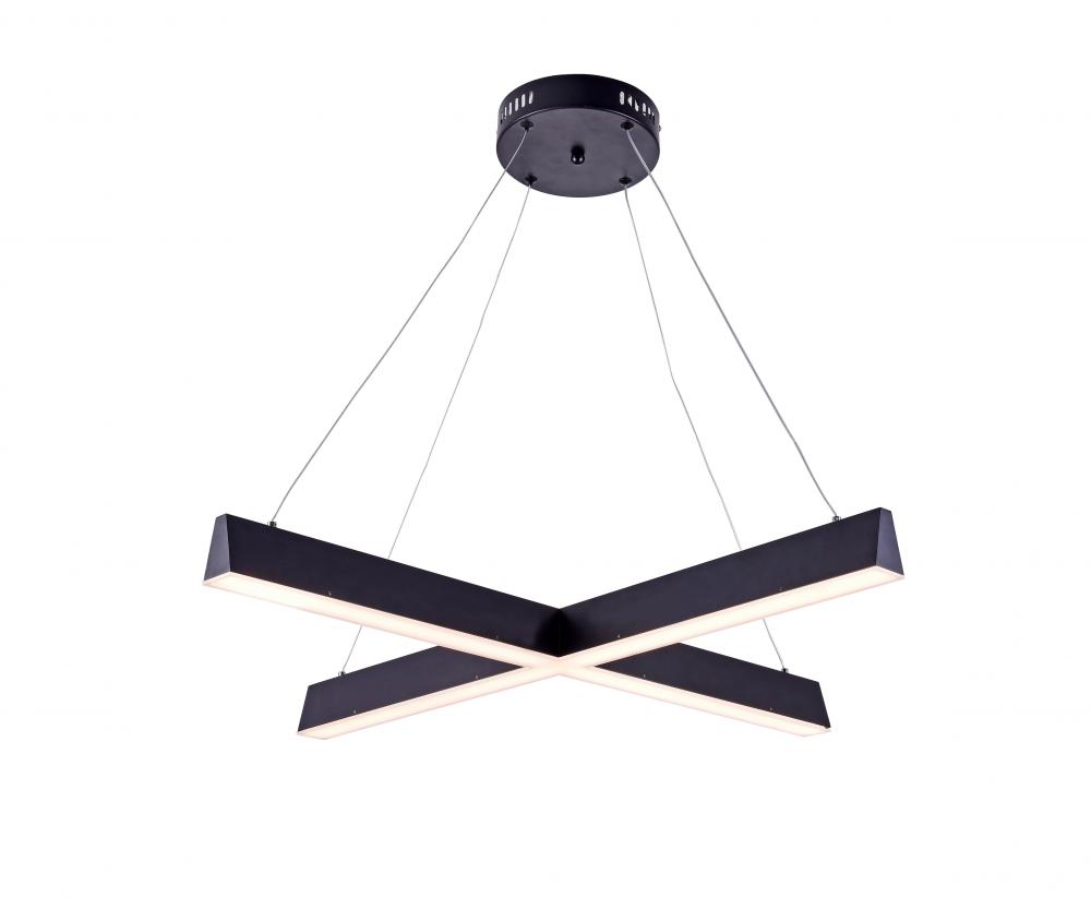 LED Chandelier Black