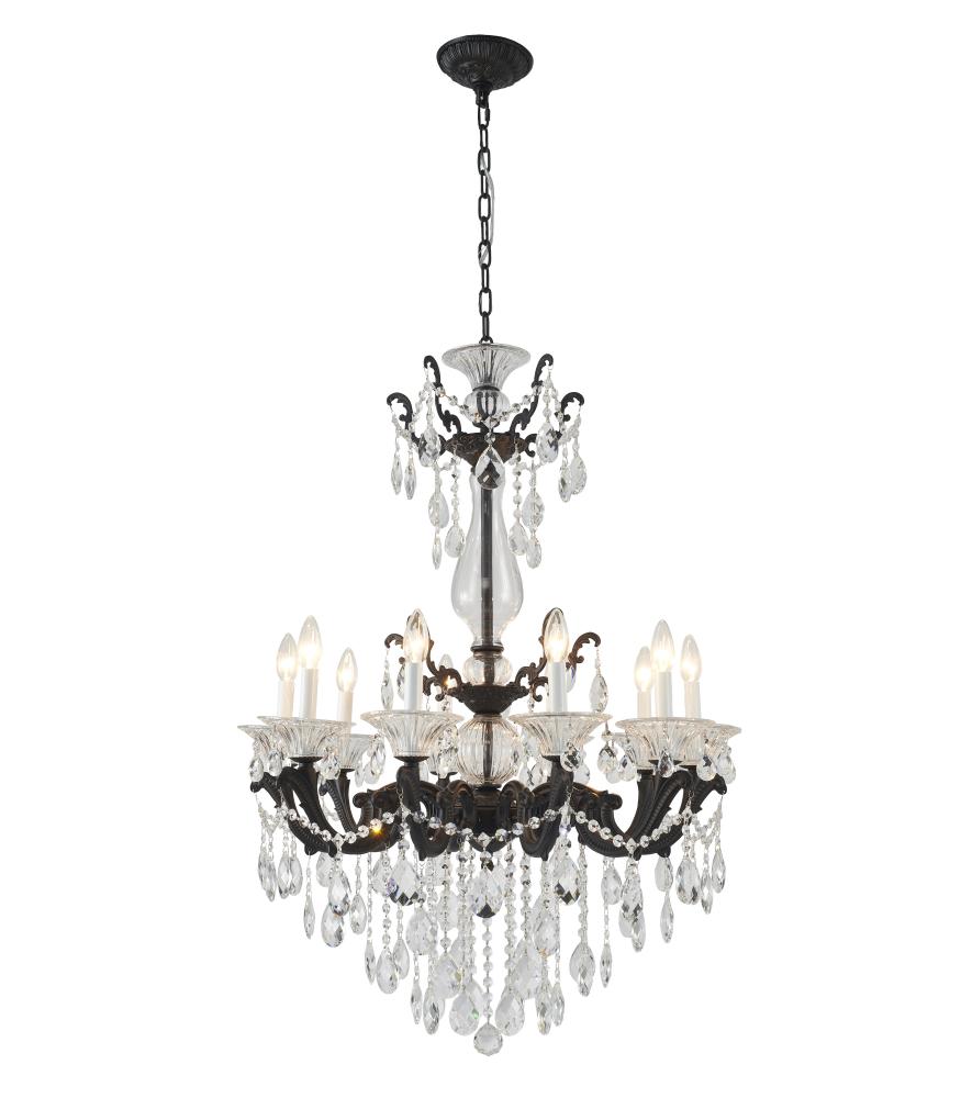 Chandelier Satin Black