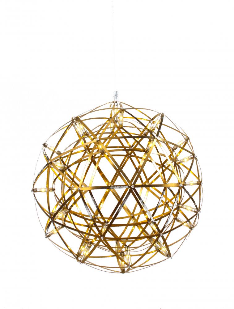 LED Chandelier Gold