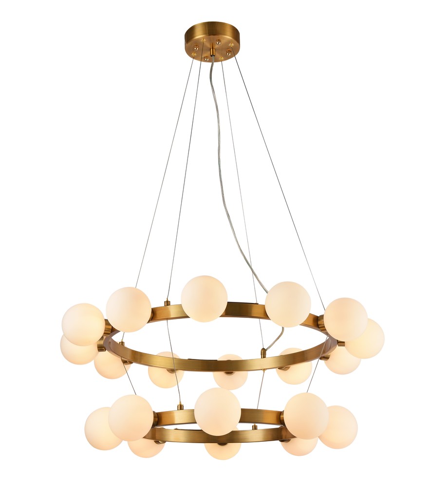 Chandelier Antique Brass