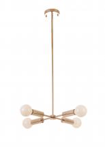 Bethel International DU128C15G - Chandelier Gold