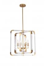 Bethel International ZL24C23CO - Chandelier Copper