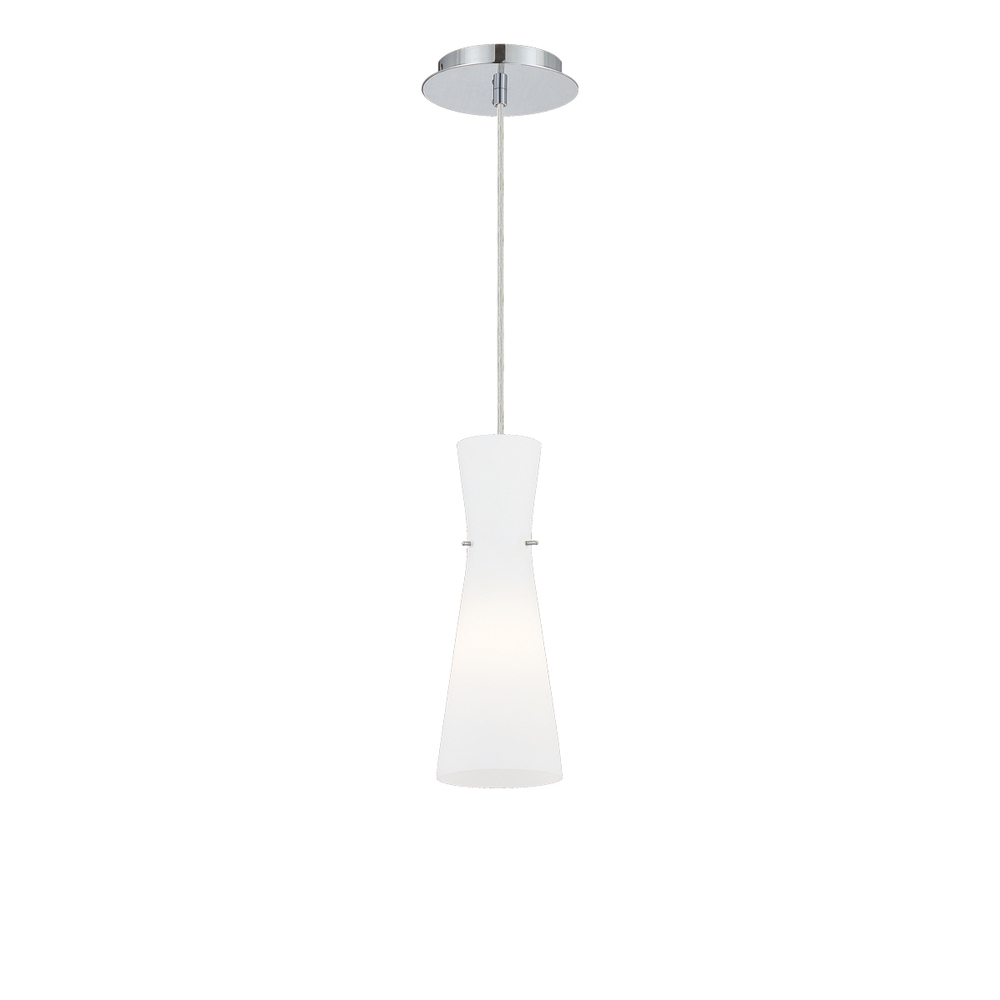 Strata, 1Lt Pendant, Small, Chrome