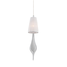 Eurofase 22825-018 - Aqua, 1Lt Pendant, Small, Chrome/White