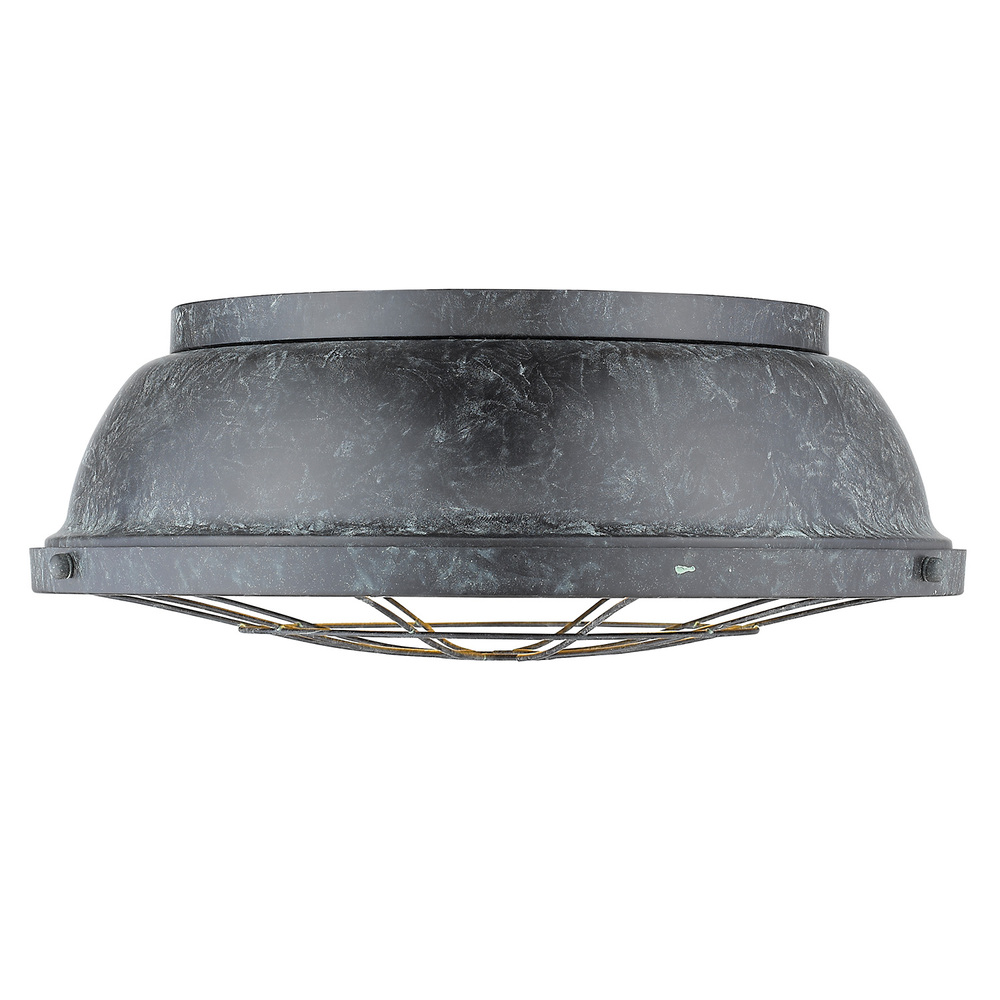 Bartlett Flush Mount in Black Patina