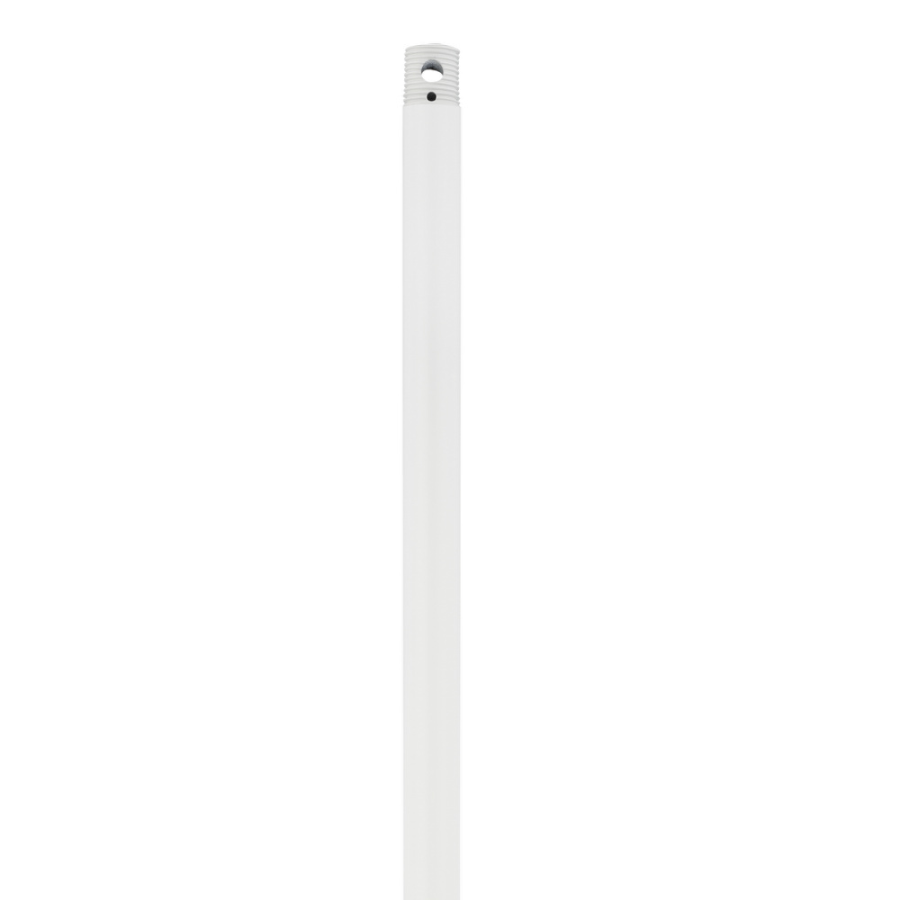 36" Threaded Downrod - Matte White