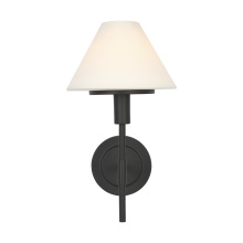 Generation Lighting GLW1011MBK - Mendota Small Sconce