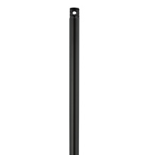 Generation Lighting DRT24BK - 24" Threaded Downrod - Matte Black