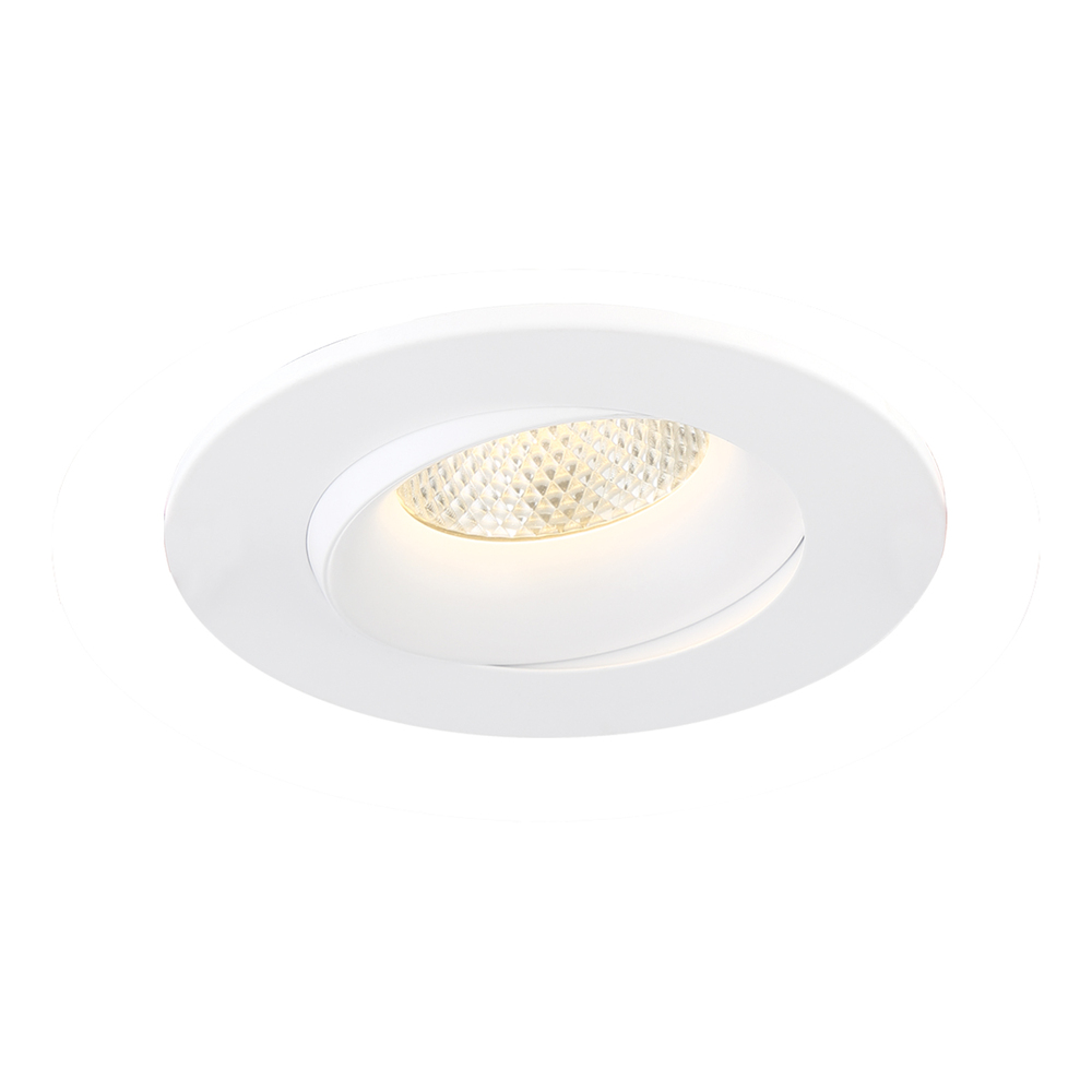 LED Rec, 3.5in, Rgss, 12w, 30k, Wht