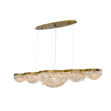 Eurofase 31831-017 - Mondo, 15LT Chandelier, Linr, Gld