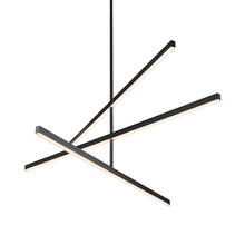 Kuzco Lighting Inc CH10356-BK - Vega 56-in Black LED Chandeliers