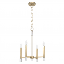 Hunter 19517 - Hunter Sunjai Alturas Gold 4 Light Pendant Ceiling Light Fixture