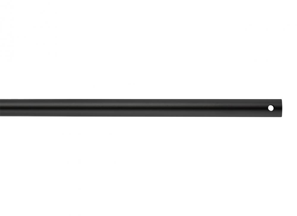 18" Downrod in Matte Black