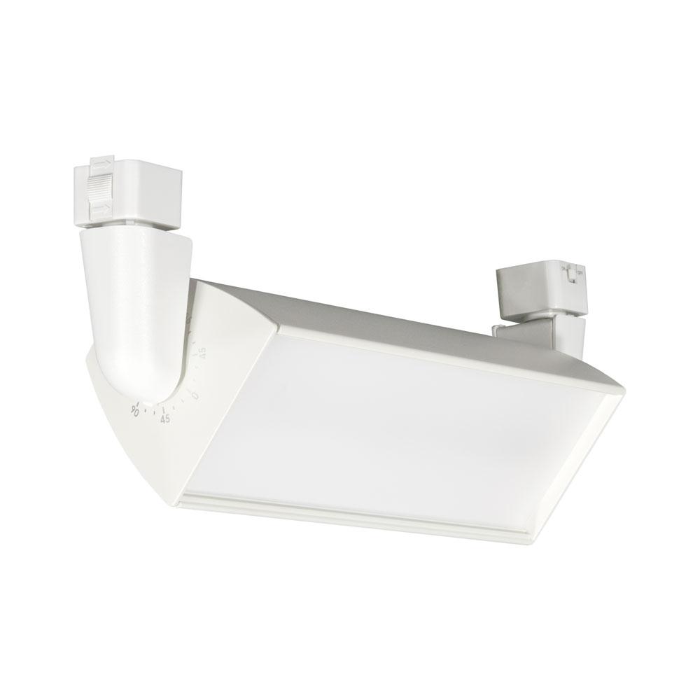 JESCO 1-Light LED 31W WALL WASH/FLOOD H-Track Head Fixture 4000K in White