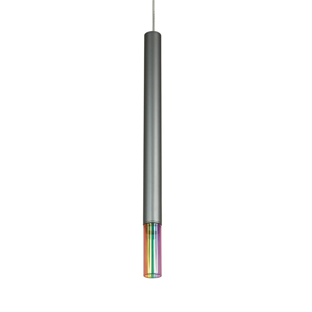 Slender Cylindrical Aluminum Pendant