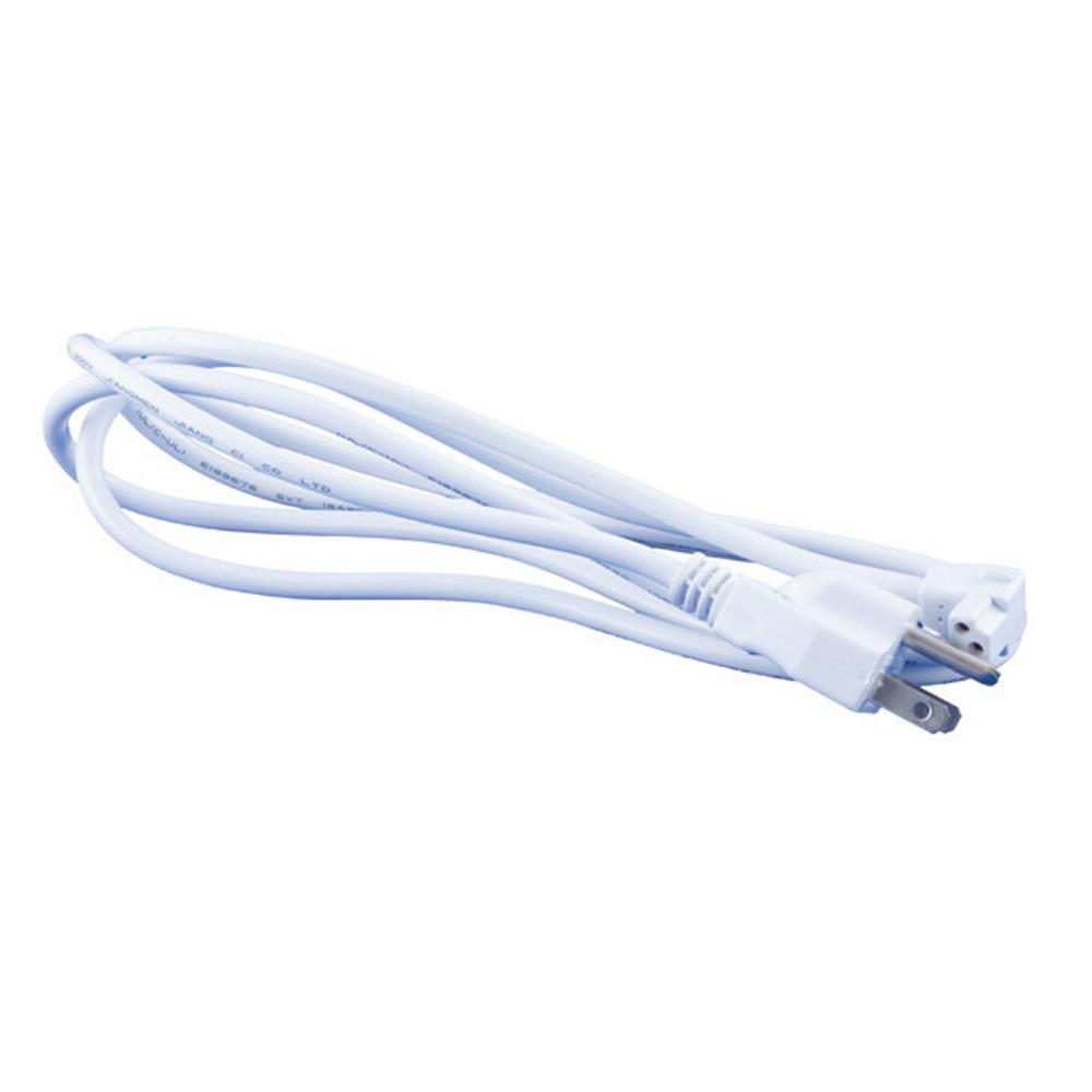 6’ Right Angle Power Cord & 3-Prong Plug (From Front)