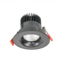 Jesco RLF-35312-SW5-BK - JESCO Downlight LED 3.5" Round Regressed Gimbal Recessed 12W 5CCT 90CRI BK